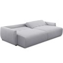 Ver imagem 6 de Sofá Cama Retrátil 3 Lugares para Sala de Estar 190cm Sky T03 Linho Cinza - Lyam Decor