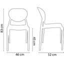 Ver imagem 4 de Cadeira para Sala de Jantar Slick I'm In Home