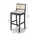Ver imagem 3 de Conjunto Mesa e 2 Banquetas Bistrô Tiê CabeCasa MadeiraOriginals Preto