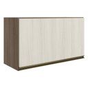 Ver imagem 1 de Armario Aereo Basc Mdf 60 Cm Kali 16337 Carvalho Toq Bianco Toq Nicioli
