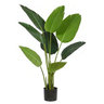 Planta Árvore Artificial Bananeira de Jardim Real Toque X8 Verde 1,2m - 1