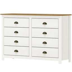 Guarda Roupa 4 Pt Comoda 8 Gv Madeira Maciça Branco Freijo Milani Store - 3