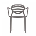Ver imagem 5 de Cadeira com Braço Stripe Marrom/Mushroom