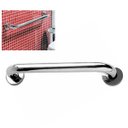 Ver imagem 1 de Alça de Apoio 30cm Barra Inox Banheiro Box Idoso Acessibilidade Gestante Segurança Suporte Parede Co