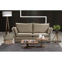 Ver imagem 1 de Sofá Natal Living Com 4 Lugares 2.20 Mt Linho Corriente Bege