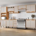 Ver imagem 1 de Cozinha Completa Nápoles 6 Peças Off White