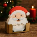 Ver imagem 2 de Guardanapo de Natal Rosto Papai Noel Pacote 20 Folhas Duplas 16cm - Magizi