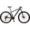 Ver imagem 1 de Bicicleta Aluminum Aro 29 Quadro 17 Alumínio 21v Freio a Disco Mecânico Grafite Preto - Raider