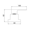 Ver imagem 2 de Acabamento Registro Gaveta 1 ½” e 1 ¼” 4907 C78 Loren Like Lorenzetti