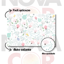 Ver imagem 2 de Papel de Parede Infantil Flores Coloridas 1m²