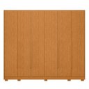 Ver imagem 6 de Guarda-Roupa 06 Portas e 06 Gavetas Mercure Marrom/Cinamomo
