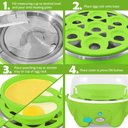 Ver imagem 6 de Elite Gourmet Egc007y Cozedor de Ovos Elétrico 7 Ovos Verde Limão Bpa-free