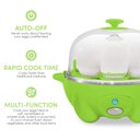 Ver imagem 3 de Elite Gourmet Egc007y Cozedor de Ovos Elétrico 7 Ovos Verde Limão Bpa-free
