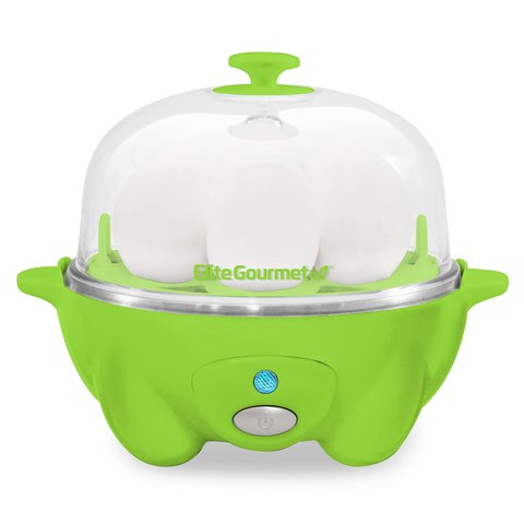 Elite Gourmet Egc007y Cozedor de Ovos Elétrico 7 Ovos Verde Limão Bpa-free