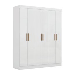 Guarda Roupas Casal 6 Portas 2 Gavetas Prime Maxel - 2