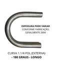 Ver imagem 3 de Curva 1.1/4 180 Grau (longa)