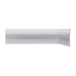 Rodapé invertido de alumínio Santa Luzia Neo Branco 3cm x 14mm x 3,0m