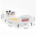 Ver imagem 3 de Quarto Infantil Mickey com Cama, Cômoda e Mesa de Cabeceira Disney Fun CabeCasa MadeiraOriginals