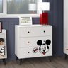 Quarto Infantil Mickey com Cama, Cômoda e Mesa de Cabeceira Disney Fun CabeCasa MadeiraOriginals - 13