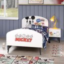 Ver imagem 1 de Quarto Infantil Mickey com Cama e Mesa de Cabeceira Disney Fun CabeCasa MadeiraOriginals