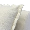 Ver imagem 4 de Poltrona Paris Tecido Boucle Luxuosa Confortável Design Orgânico Branca