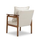 Ver imagem 6 de Poltrona Paris Tecido Boucle Luxuosa Confortável Design Orgânico Branca