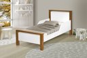 Ver imagem 3 de Mini Cama Infantil Meli com Proteção Mdf e Pes de Madeira com Colchão
