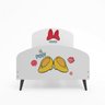 Quarto Infantil Minnie com Cama, Guarda Roupa e Cabeceira Disney Fun CabeCasa MadeiraOriginals - 6