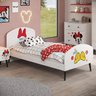 Quarto Infantil Minnie com Cama, Cômoda e Mesa de Cabeceira Disney Fun CabeCasa MadeiraOriginals - 10