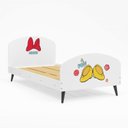 Ver imagem 5 de Quarto Infantil Minnie com Cama, Cômoda e Mesa de Cabeceira Disney Fun CabeCasa MadeiraOriginals