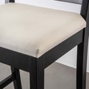 Ver imagem 4 de Conjunto 2 Banquetas com Encosto e Apoio para Pés Tiê CabeCasa MadeiraOriginals