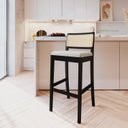 Ver imagem 3 de Conjunto 2 Banquetas com Encosto e Apoio para Pés Tiê CabeCasa MadeiraOriginals