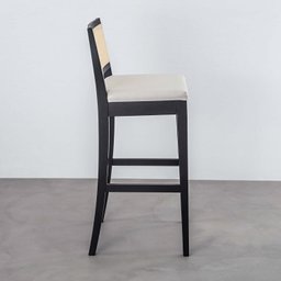 Conjunto 2 Banquetas com Encosto e Apoio para Pés Tiê CabeCasa MadeiraMadeira - 8