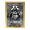 Lindo quadro decoração retro asiatica samurai drd7707 - 1