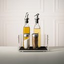 Ver imagem 4 de Bandeja Acrílico 5mm Porta Temperos Condimentos com Alças Cozinha Organização Mesa Compacta Lav