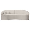 Ver imagem 1 de Sofá Orgânico Palermo 4 Lugares 210cm Bouclê - Sofa Store:bouclê Bege Marfim