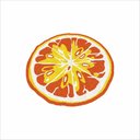 Ver imagem 2 de TAPETE CAPACHO FRUTA LARANJA GRANDE MEDIDA 0,60X0,60CM.