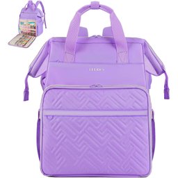 Leudes Mochila Organizadora com Carregamento Usb Roxo/g - 2