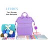 Leudes Mochila Organizadora com Carregamento Usb Roxo/g - 7