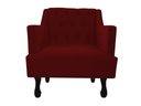 Ver imagem 1 de Poltrona Decorativa Julia Suede Marsala Pés Madeira Ms Decor
