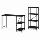 Ver imagem 6 de Kit Bancada Gourmet + Estante Mesa Star 110 Industrial 4 Prateleiras Preto Klm Store