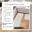 Ver imagem 5 de Tapete Cozinha Jogo 2 Peças Passadeira 1,30m X 0,45m Capacho 0,65m X 0,45m Antiderrapante Rústico