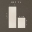 Ver imagem 6 de Tapete Cozinha Jogo 2 Peças Passadeira 1,30m X 0,45m Capacho 0,65m X 0,45m Antiderrapante Rústico