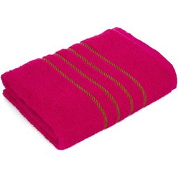 Jogo de Toalha Montreal 2 Banhão + 2 Rosto + 2 Tapete Piso Luxuoso 100% Algodão Rosa Pink - 4