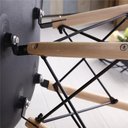 Ver imagem 5 de Conjunto Mesa 90cm + 4 Cadeiras Charles Eames Eiffel Trevisul - Preto