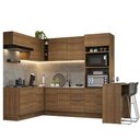 Ver imagem 3 de Armário de Cozinha Completa de Canto 489cm Rustic Stella Madesa