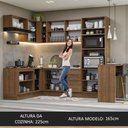 Ver imagem 6 de Armário de Cozinha Completa de Canto 489cm Rustic Stella Madesa