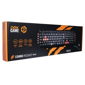 Kit Teclado e Mouse Gamer Redshot TM307 2400 DPI OEX