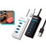 Hub Usb 3.0 Extensor 4 Portas Led Indicador High Speed Hd - 6