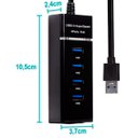Ver imagem 4 de Hub Usb 3.0 Extensor 4 Portas Led Indicador High Speed Hd